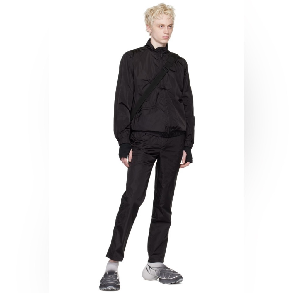NWT [Rains] Unisex Track Jacket in Black - Picture 5 of 11